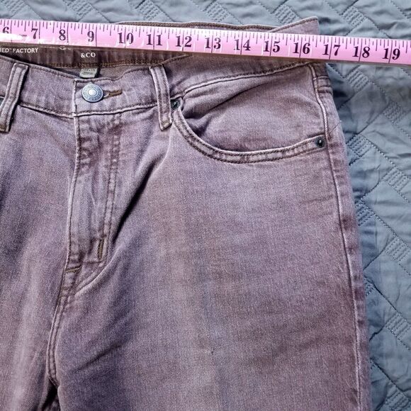 Goodfellow & Co Jeans Mens Size 34x32 Brown Slim Straight Dark Wash Denim - Picture 6 of 12